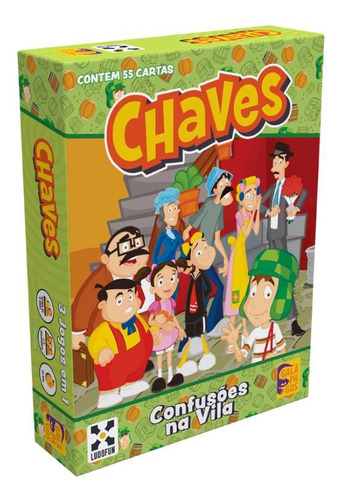 Chaves Confusões Na Vila Jogo De Cartas Galapagos Chv001