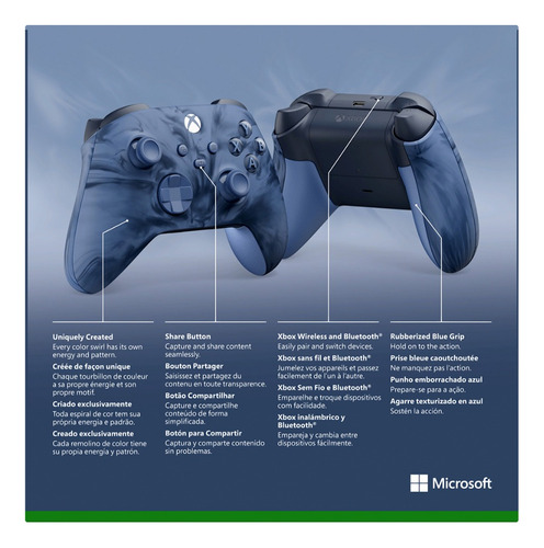 Imagen 6 de 6 de Control Inalámbrico Xbox Series X|s, One Stormcloud Vapor
