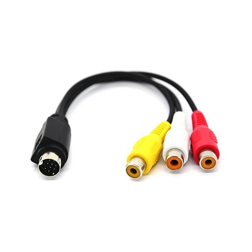 Cable Adaptador 9 Pin S-video A 3 Rca Component Para Tv 