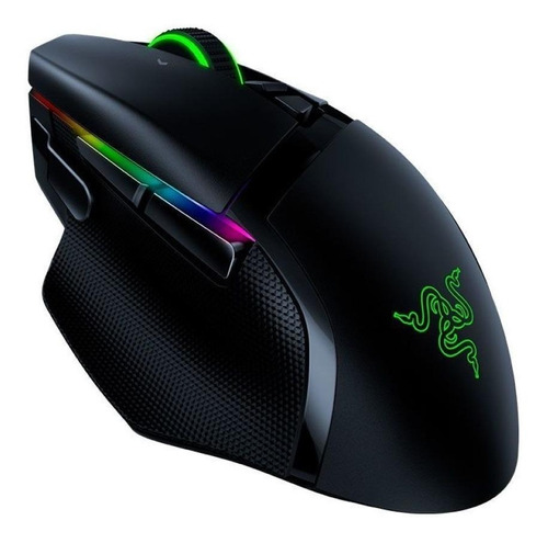 Mouse gamer de juego inalámbrico recargable Razer  Basilisk Ultimate negro