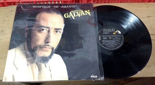 Manolo Galvan Suspiros De Amante 1986 Vinilo Disco Lp