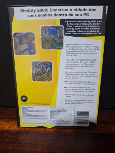 Simcity 2000 Original Pc Usado Leia (Usado)
