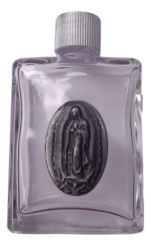 Botella Para Agua Bendita Virgen De Guadalupe 