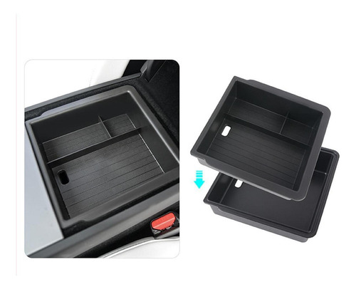 Caja De Almacenamiento Con Reposabrazos De Doble Capa,