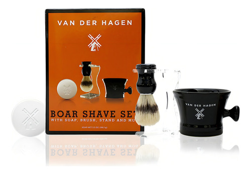 Kit De Barbear Van Der Hagen Com Caneca Pincel E Sabonete