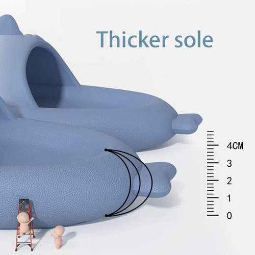 2024 Sharky De Tiburón Chanclas,sandalias Con Punta Abierta