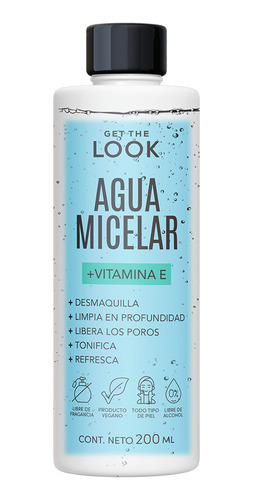 Agua Micelar Get The Look X 200 Ml