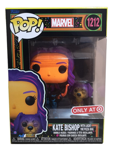 Funko Pop Kate Bishop W/lucky The Pizza Dog Marvel