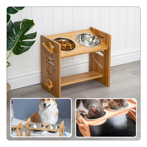 Soporte Para Cuencos De Comida Para Perros