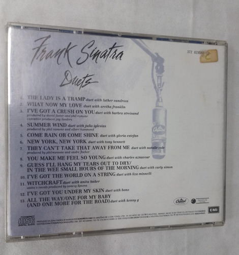 Cd Frank Sinatra - Duets ( 22219 ) (Usado)