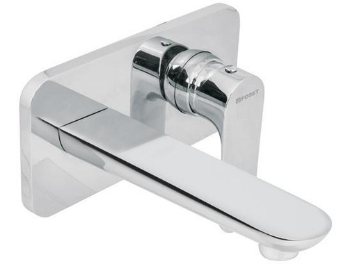 Mezcladora Riviera Lavabo A La Pared Cromada Foset 45189