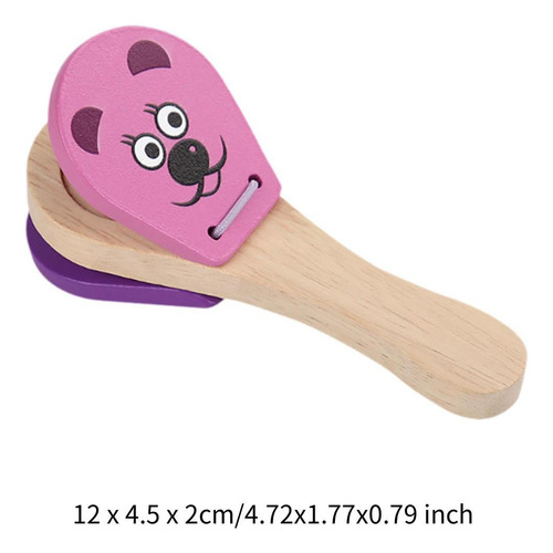 Juguete Musical De Madera Instrumentos De Percusión Rosa