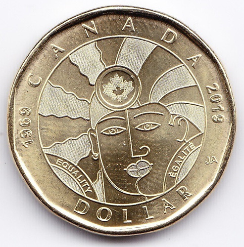 Canada Moneda 1 Dolar 2019 Gay Loonie / Orgullo Gay Lgbtq 