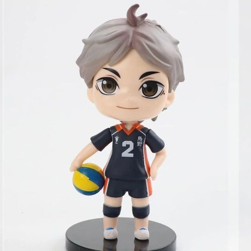 Mini Figura Coleccionable Haikyuu Koshi Sugawara