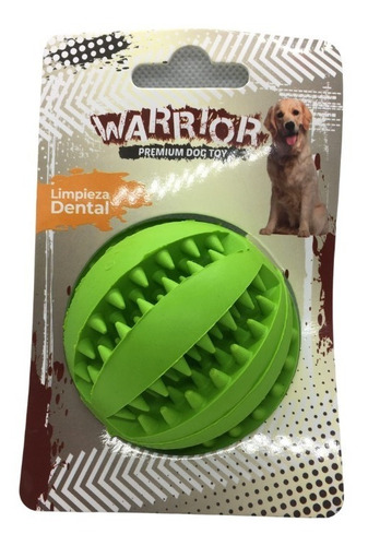 Warrior Pelota Con Dientes Verde Para Perro | Mundozoo