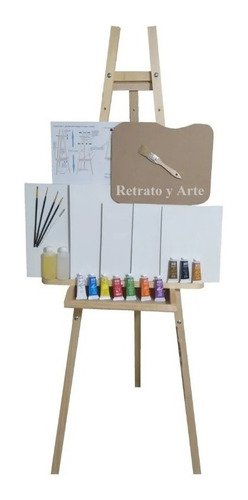 Kit Pintura Al Oleo, Curso En Video Instructivo Caballete