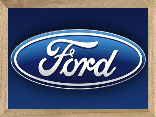 Ford Logo Cuadro Poster Publicidad Cartel    C284