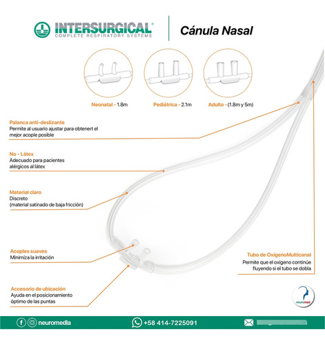 Canula Nasal Pediatrica