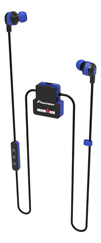 Audífono Pioneer Deportivo Bluetooth Ironman Se-im5bt  Azul