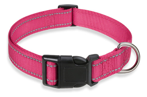 Collar Para Perros Con Hebilla Ajustable De Nailon Reflectan