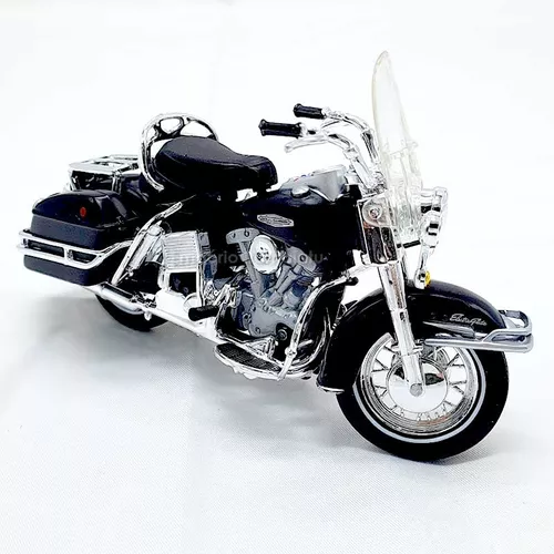 Miniatura Moto Harley-Davidson 1966 FLH Electra Glide Maisto 1:18 - Machine  Cult