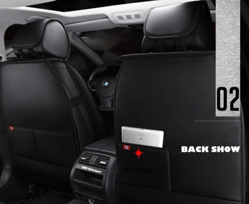 Kit Funda Cubre Asiento Auto Premium Luxury Con 4 Almoadilla