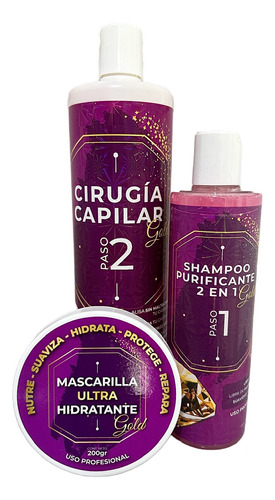 Cirugía Capilar Sin Formol + Shampo + Mascarilla