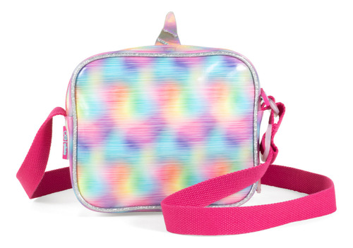 Bolsa Crossbody Cloe Para Niña Unicornio Detalle De Corazón Color Multicolor