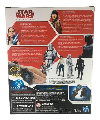 Hasbro Star Wars Last Jedi Force Link Set 4 Batalla En Crait