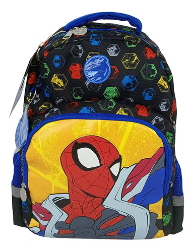 Morral Premium Grande Avergers Mechasaurs Spiderman Diseño de la tela Multicolor