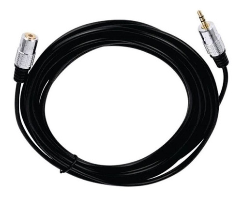 Imagen 1 de 3 de Extensión De Audífonos Jack 3,5mm Cable De 1.8m Profesional