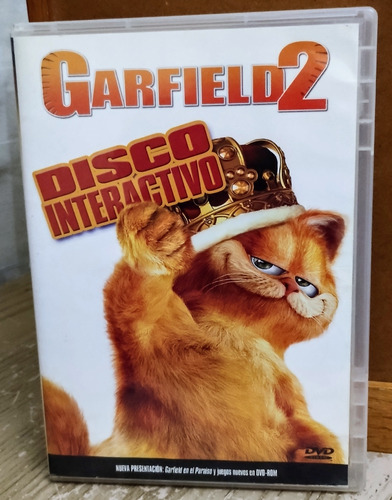 Garfield 2: Disco Interactivo, Original Buenas Condiciones 