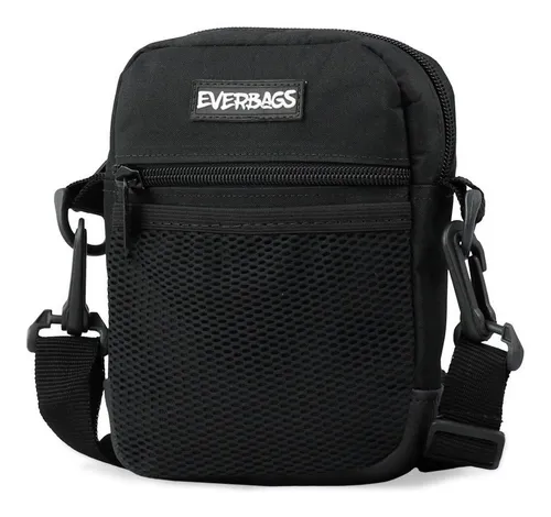 Shoulder Bag Preta Redinha Everbags Tira Colo Necessaire Cor Preto Menor preço em Shoulder Bag Preta Redinha Everbags Tira Colo Necessaire Cor Preto