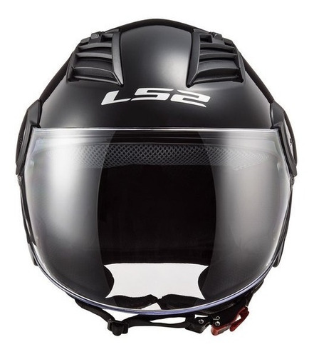 Imagen 5 de 6 de Casco Moto Abierto Ls2 Oficial 562 Airflow Negro Mate