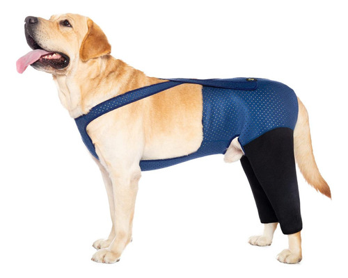 Traje De Recuperacion Perros Mangas Traseras Anti Lamido 2xl