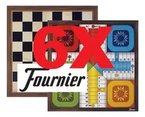 Comprar Set Ajedrez Parchis Ludo  Damas Juego Mesa Fournier Origina