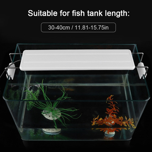 Lámpara De Pecera Extensible Con Luz Led Para Acuario Con Cl