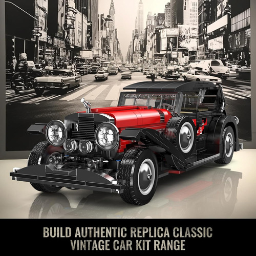 Bloques De Construcción Tecnología Coche Clásico Modelo
