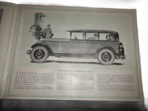 Studebaker 1928 Linea Completa Catalogo Original (Usado)