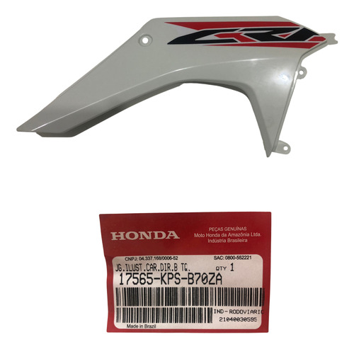 Aba Direita Tanque Crf 230f 2015 A 2019 Original Honda