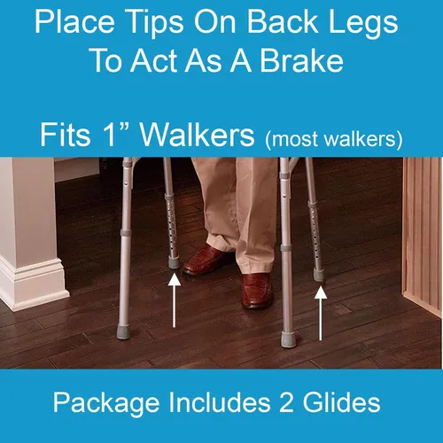 Walker Auto Glides Carex For Seniors & Adults Universal Fit