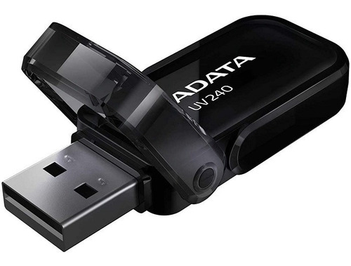 Memoria Usb 2.0 Adata Uv240 Con Tapa 32 Gb Negro