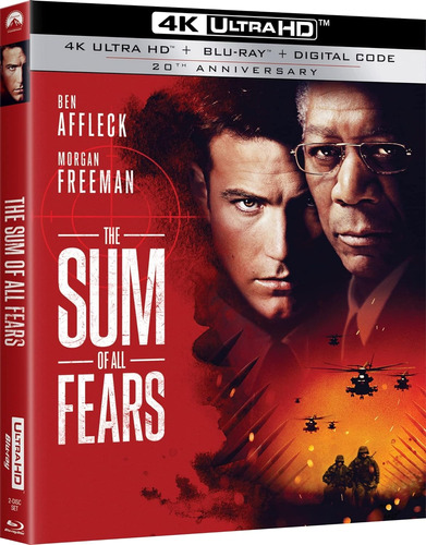 Blu Ray 4k The Sum Of All Fears Original