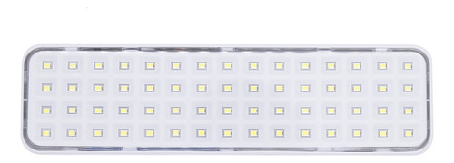 Kit 4 Luminária Emergência 60 Leds Recarregável 6000k Cor Branco Frio