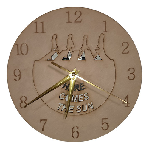 Reloj De Pared Mdf 3mm Perzonalizable