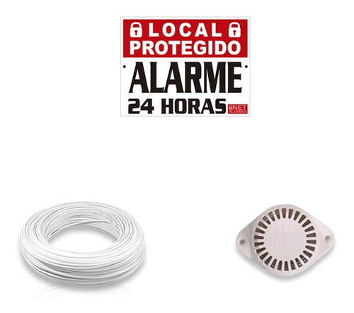 Imagem 4 de 5 de Kit Alarme Residencial Bopo 7 Sensores Discadora Bateria