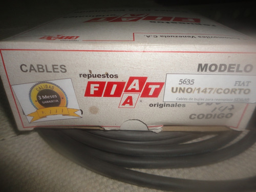 Cables De Bujias Fiat Uno 147 / Tucán Con Garantía