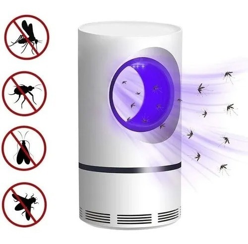 Lampara Atrapa Mosquitos Led Uv Insectocutor  Gran Calidad 