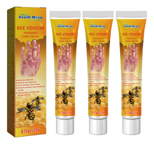 Crema Tratamiento Psoriasis 3 Unidades Con Veneno