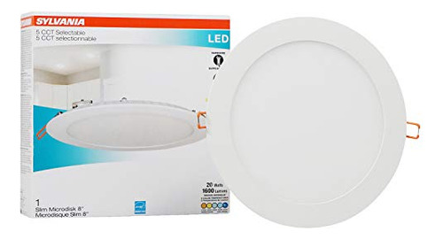Kit De Iluminación Led Empotrable Sylvania 8 Slim Con Microd